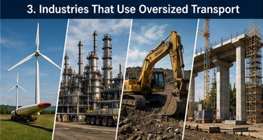 Industrial sectors using oversized transport and heavy haul logistics